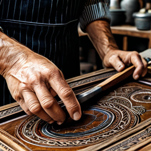 Home 18 Image Prompt 1: The Artisan's Precision**