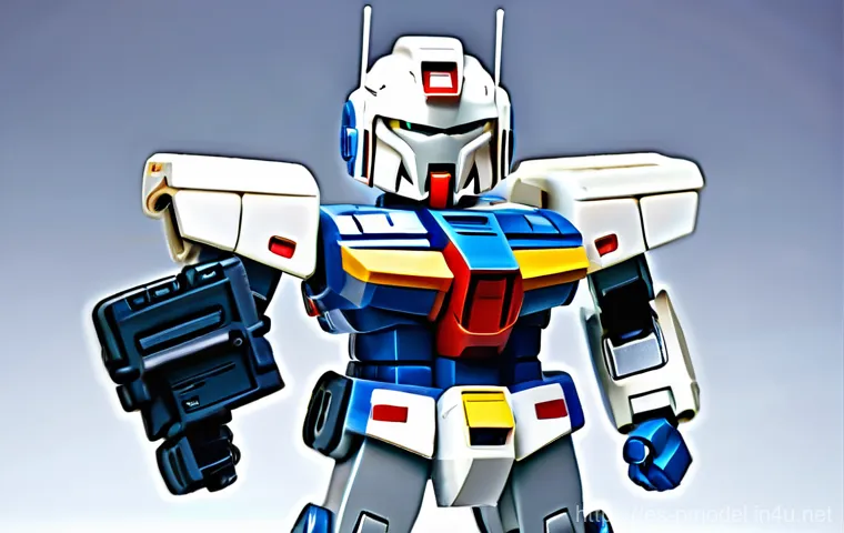 RG 건담 최신 모델 - **Prompt:** A super deformed (SD) RX-78-2 Gundam Ver.